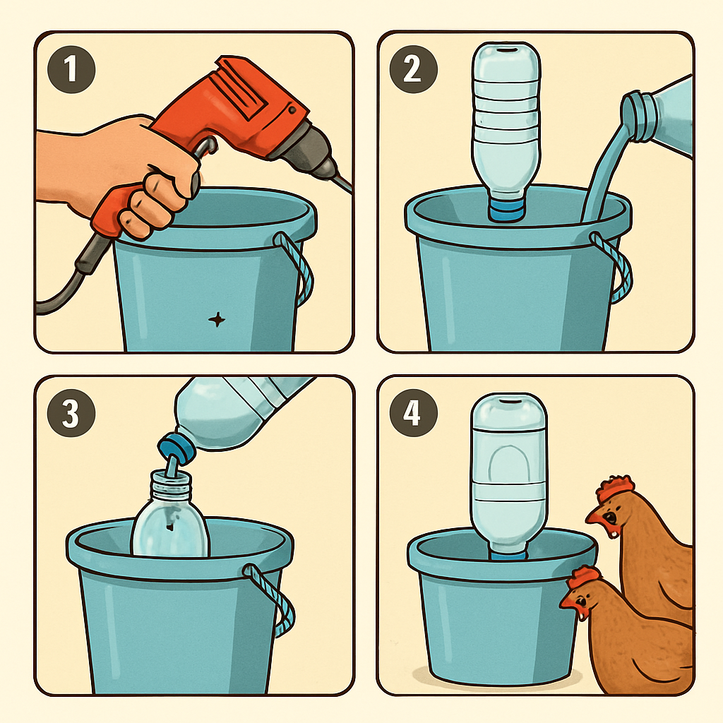 découvrez notre guide complet 2025 pour fabriquer un abreuvoir pour poules facilement à la maison. suivez nos étapes simples et pratiques pour un abreuvoir fonctionnel et économique.