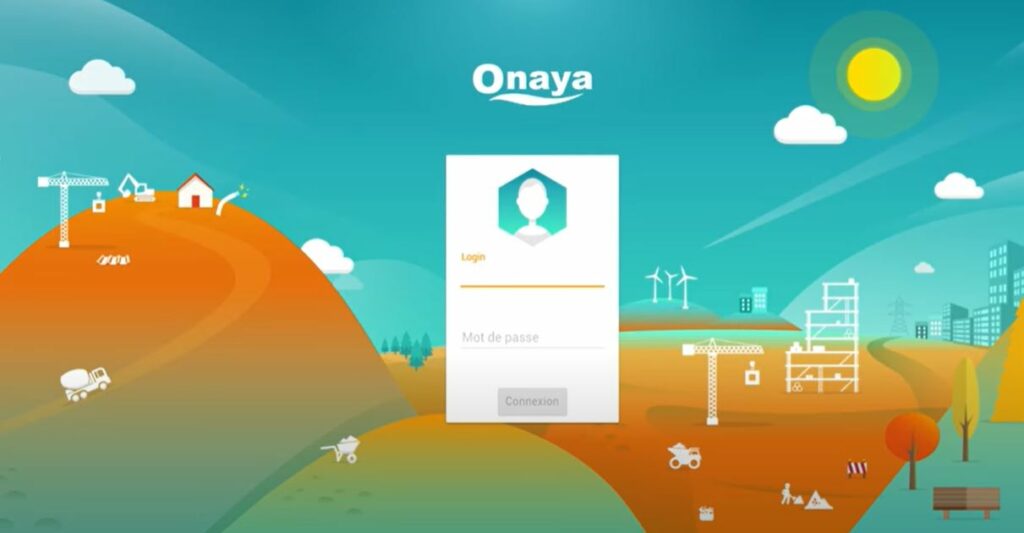 Connexion application Oanya