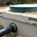 cuve de récupération d'eau en béton
