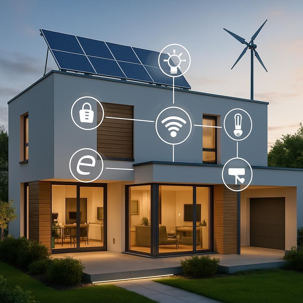 énergie renouvelables solaires avec la domotique