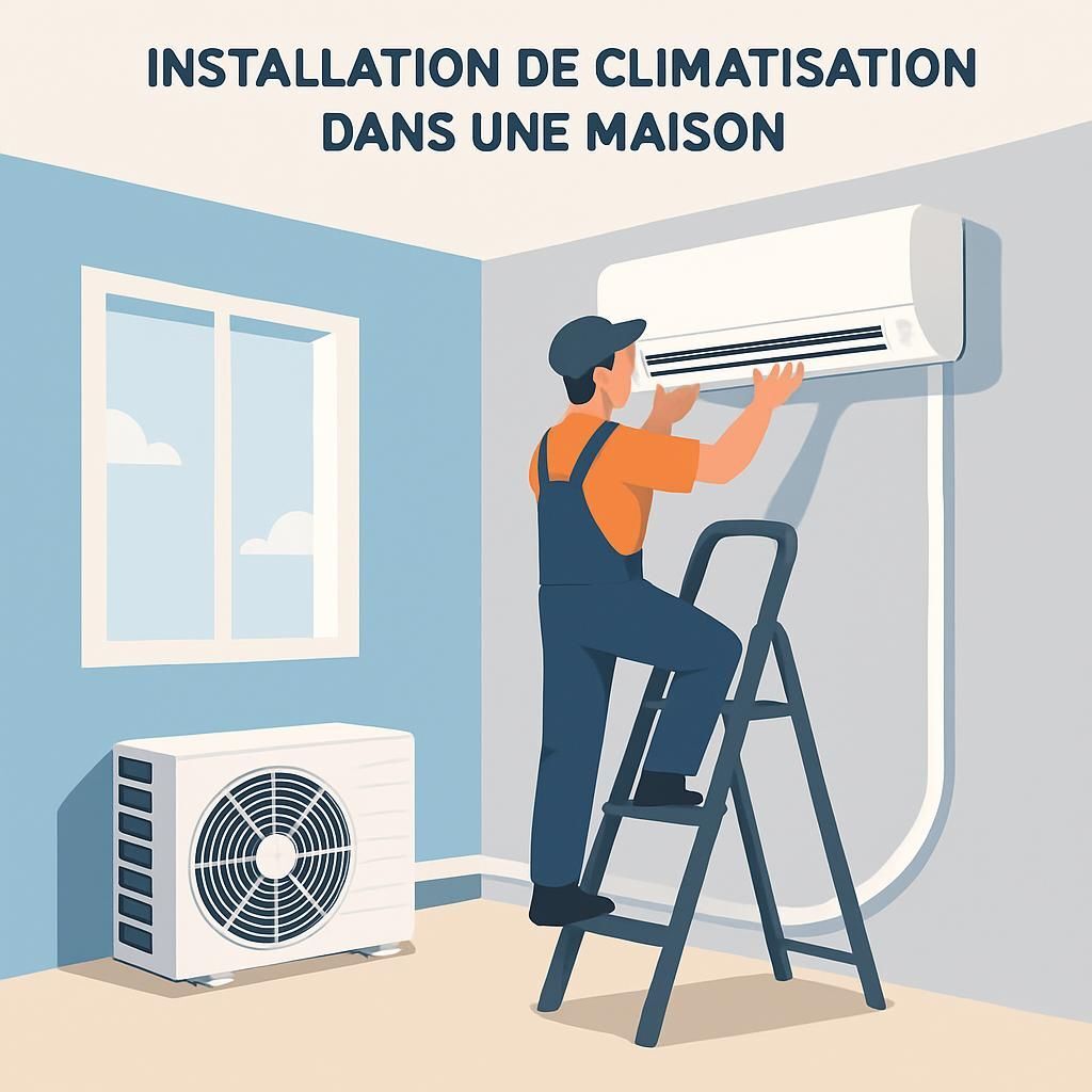 installation d'une climatisation dans une maison