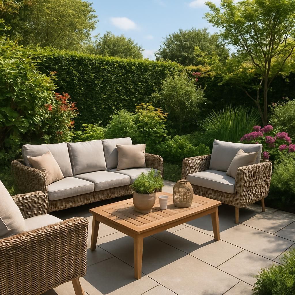 salon de jardin cosy